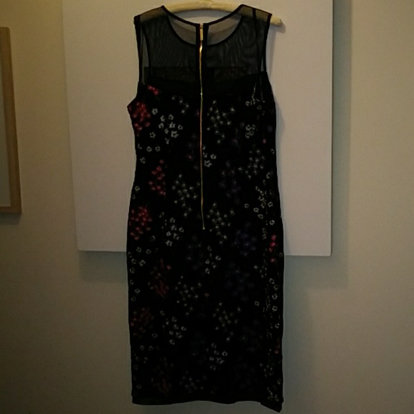 NWT Calvin Klein Midi Velour Dress - Picture 4 of 8